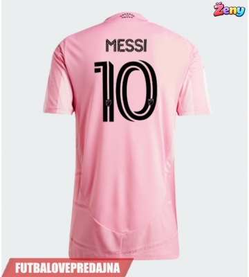 Lacne Ženy Futbalové dres Inter Miami Lionel Messi #10 2026-27 Krátky Rukáv - Domáci